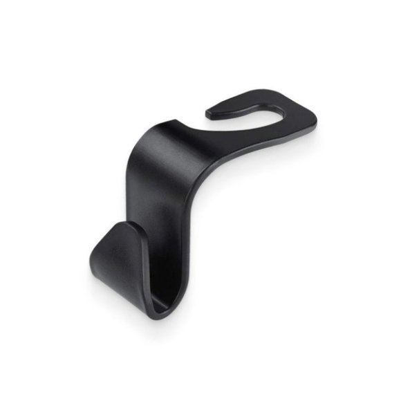 Black Plastic Car Headrest Bag Hooks - Picture 1 of 2